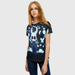 Футболка женская Hollow Knight бабочки, цвет: 3D-принт — фото 2