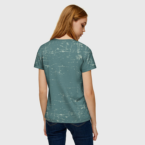 Женская футболка Лучшему железнодорожнику / 3D-принт – фото 4