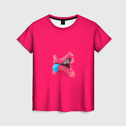 Женская футболка Розовый монстр