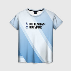 Женская футболка Tottenham hotspur Голубые полосы