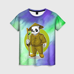 Женская футболка Мудрая Кунг фу панда