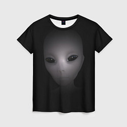 Женская футболка Взгляд пришельца