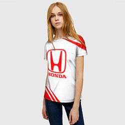 Футболка женская Honda - sport, цвет: 3D-принт — фото 2