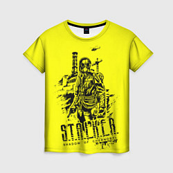 Женская футболка STALKER Тень Чернобыля Альтернатива