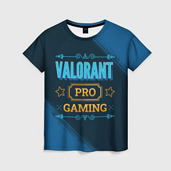 Футболка женская Игра Valorant: pro gaming, цвет: 3D-принт