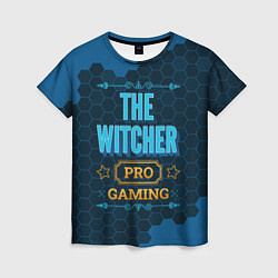 Женская футболка Игра The Witcher: pro gaming