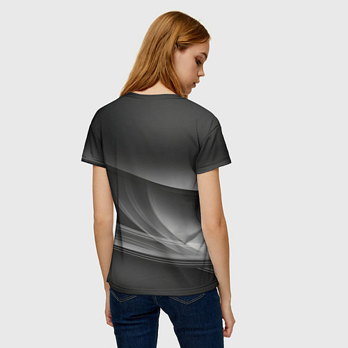 Женская футболка Daewoo - абстракция / 3D-принт – фото 4