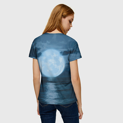 Женская футболка Ведьма на метле с драконом / 3D-принт – фото 4