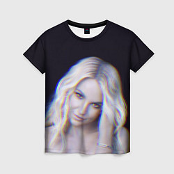 Женская футболка Britney Spears Glitch