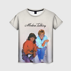 Женская футболка Modern Talking : Thomas Anders and Dieter Bohlen