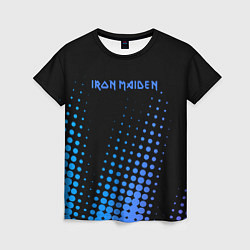 Женская футболка Iron Maiden - neon