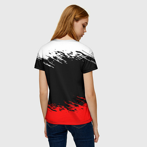 Женская футболка Scorpions - краска / 3D-принт – фото 4
