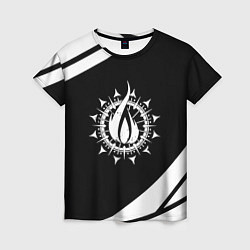 Женская футболка In flames - абстракция