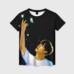 Женская футболка BTS Kim Yohan Butterfly