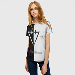 Футболка женская The Devil wears prada - Логотип, цвет: 3D-принт — фото 2