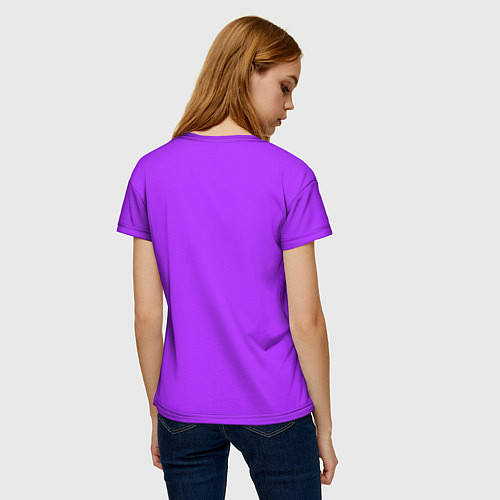 Женская футболка Roblox неоновый с подтеками / 3D-принт – фото 4