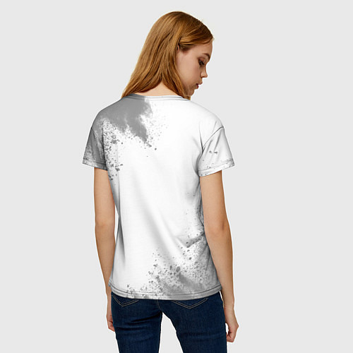 Женская футболка Бухгалтер с очень большой буквы на светлом фоне / 3D-принт – фото 4