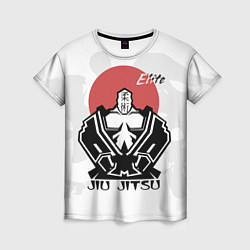 Женская футболка Jiu Jitsu red sunJiu Jitsu red sun