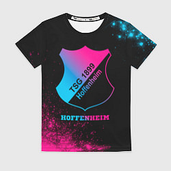 Женская футболка Hoffenheim - neon gradient