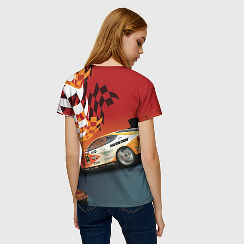 Женская футболка Froza horizon art / 3D-принт – фото 4