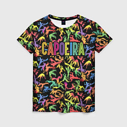 Женская футболка Capoeira colorful mens