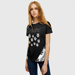 Футболка женская Pyrokinesis - рэп, цвет: 3D-принт — фото 2