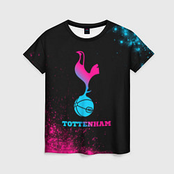 Женская футболка Tottenham - neon gradient