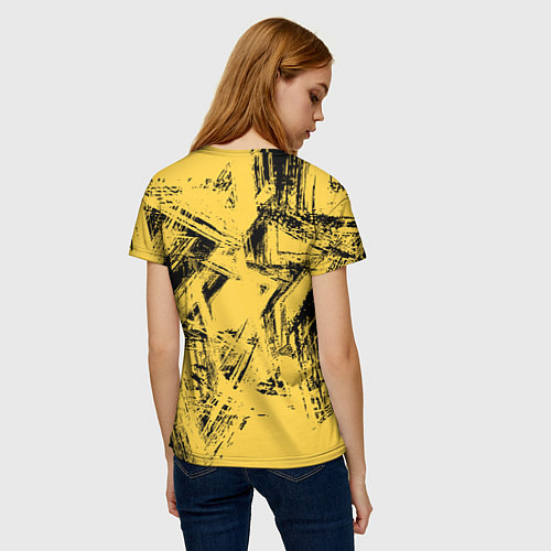 Женская футболка Krav maga national wrestling emblem / 3D-принт – фото 4