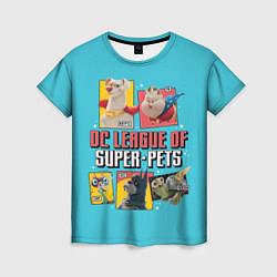 Женская футболка Dc Лига Суперпитомцы