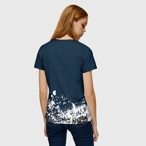 Женская футболка Architects - краска / 3D-принт – фото 4