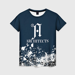 Женская футболка Architects - краска