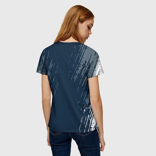 Женская футболка Astro - краска / 3D-принт – фото 4