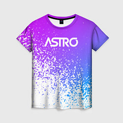 Женская футболка Astro neon