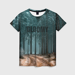 Женская футболка Мрачный Лес GLOOMY