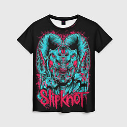 Женская футболка Slipknot demon