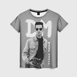 Футболка женская Dave Gahan - Depeche Mode, цвет: 3D-принт