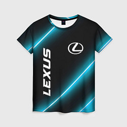 Женская футболка Lexus неоновые лампы