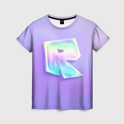 Женская футболка Roblox gradient
