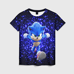 Женская футболка Sonic sequins