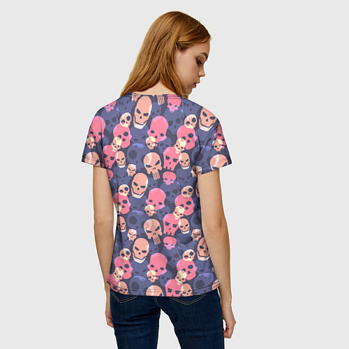 Женская футболка Черепа разной формы / 3D-принт – фото 4