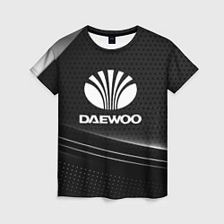 Женская футболка Daewoo Абстракция
