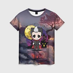 Женская футболка Японский вампир - малолетка - сакура