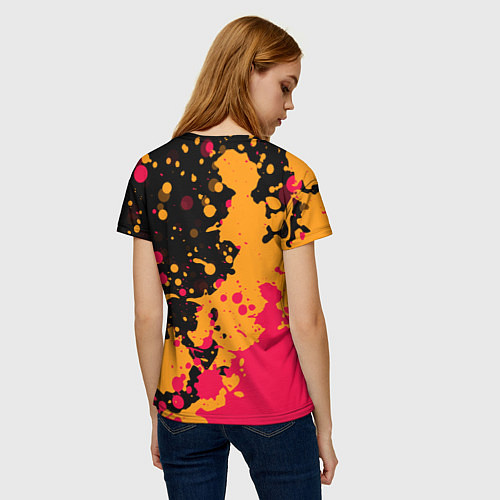 Женская футболка Roma Краска / 3D-принт – фото 4