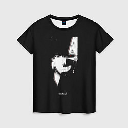 Женская футболка Tokyo Ghoul Kaneki Ken glitch