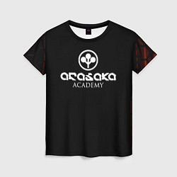 Женская футболка Киберпанк - Arasaka Academy