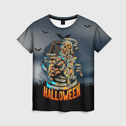 Женская футболка Хэллоуин - мумия