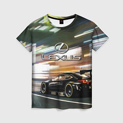 Женская футболка Lexus - скорость режим
