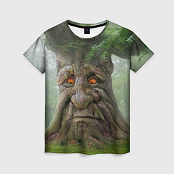 Женская футболка Мудрое таинственное дерево