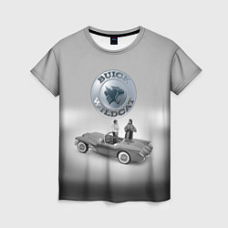Женская футболка Buick Wildcat - cabriolet - Retro