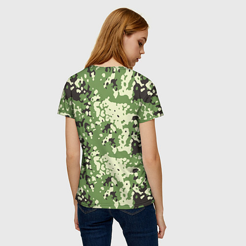 Женская футболка Камуфляж Flectar-D / 3D-принт – фото 4